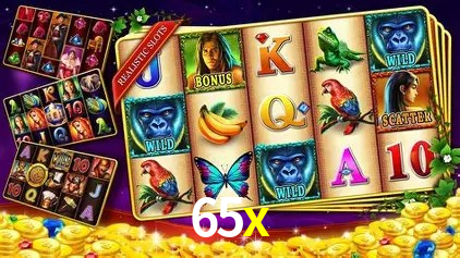 Slots com jackpots e giros grátis na 65x